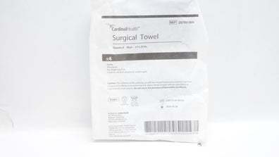 Cardinal Health 28700-004 Surgical Towel Absorbent 17 x 28inch - Pack of 4